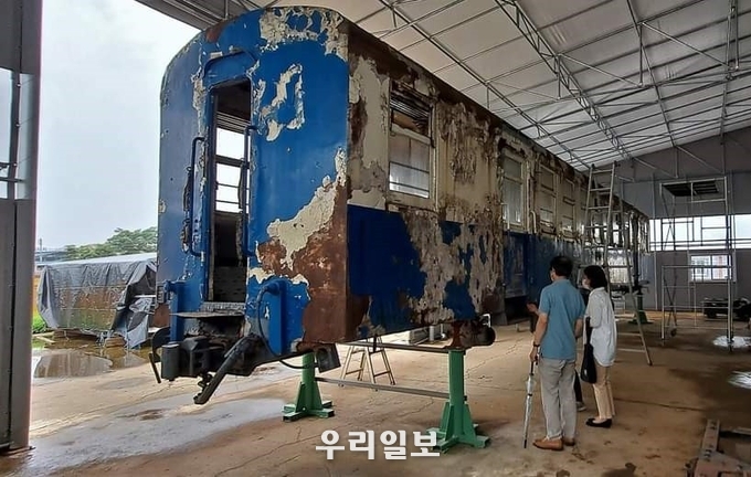 수인선 협궤열차 기증받아 보존처리 작업논의중 ⓒ인천시청
