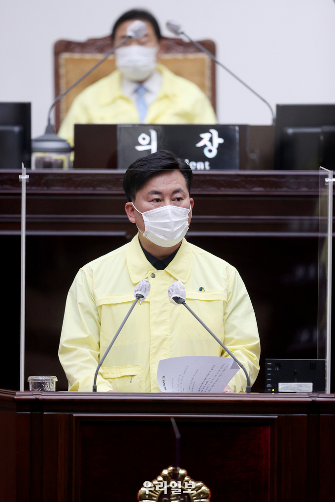 정창규 부위원장이 대표발의를 하고 있다. ⓒ 인천시의회 제공
