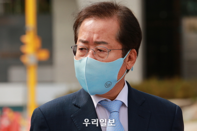 洪 “화천대유, 이재명 대통령 만들기 프로젝트 의심” ⓒ 국민의힘 홍준표 후보캠프 제공