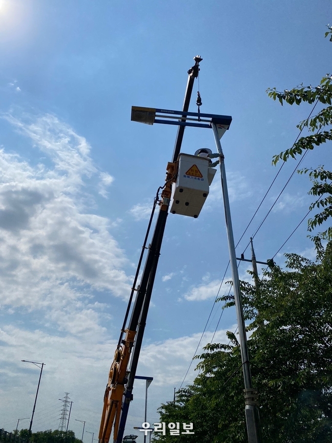 노후 등기구 교체 이미지.(사진=시흥시청)